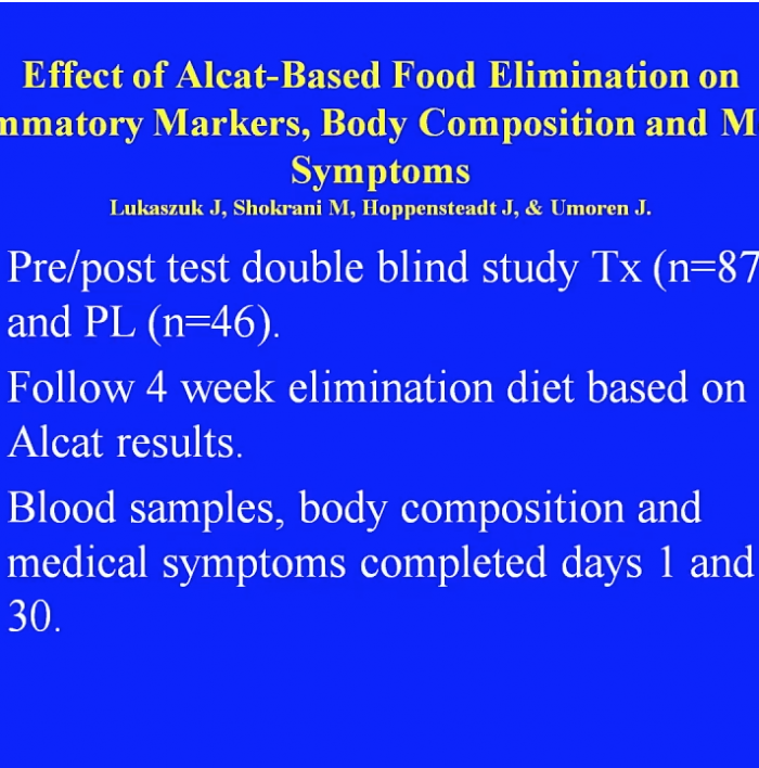 alcat test research slide